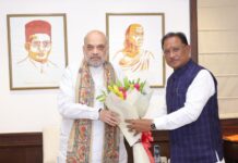 छत्तीसगढ़ के मुख्यमंत्री विष्णुदेव साय ने केंद्रीय गृहमंत्री से की मुलाकात